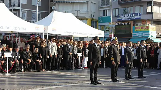 Marmaris'te 10 Kasım Atatürk'ü Anma törenleri gerçekleşti