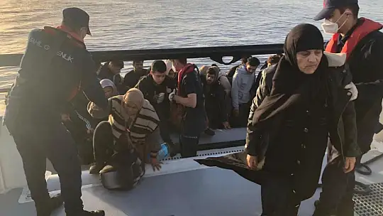 51 düzensiz göçmen yakalandı, 1 göçmen kaçakçısı gözaltı