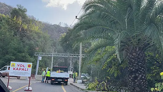 Marmaris'te İçmeler-Turunç yolu bir ay trafiğe kapalı