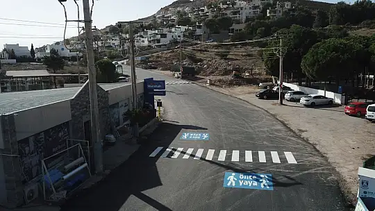 Bodrum'da 14 Bin Metre Sıcak Asfalt Yaptı