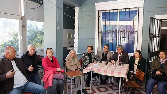 Başkan Oktay, Hisarönü Mahallesi'nde vatandaşlarla bir araya geldi