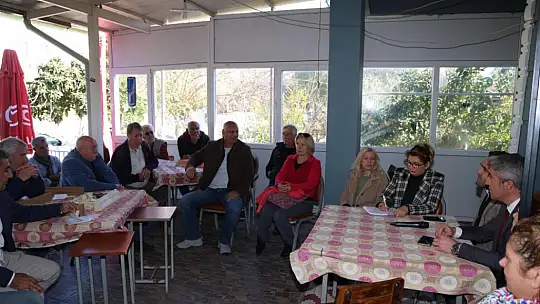 Başkan Oktay, Hisarönü Mahallesi'nde vatandaşlarla bir araya geldi