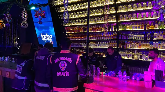 Yeni yıl öncesi eğlence mekanlarında alkol denetimi