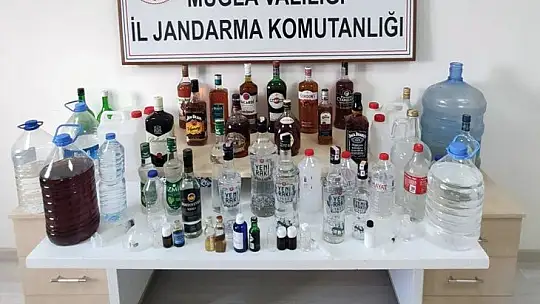 Jandarma 249 litre sahte alkol ele geçirdi