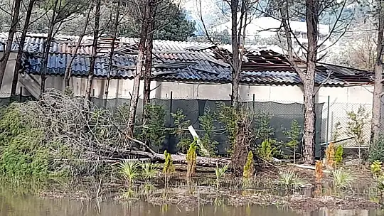 Marmaris'teki fırtınadan en çok Çiftlik Koyu zarar gördü