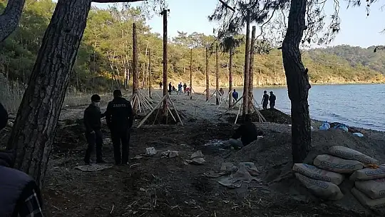 Fethiye'deki koyda kaçak yapılaşmaya inceleme başlatıldı