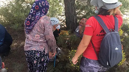 Kaybolan şahsı AKUT Fethiye Ekibi kurtardı 