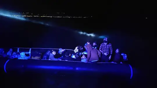 Marmaris'te 54 göçmen kurtarıldı