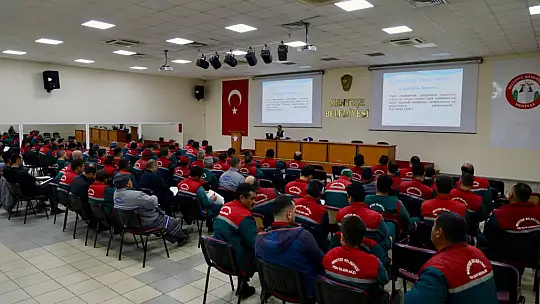 MENTEŞE PERSONELİNE İŞ SAĞLIĞI VE AFET BİLİNCİ EĞİTİMİ