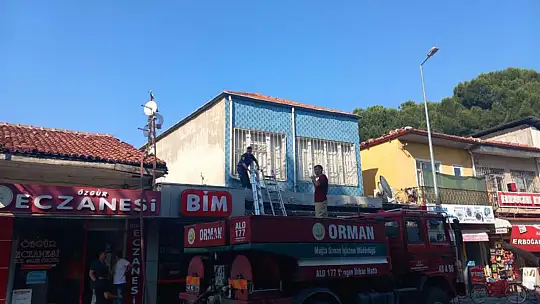 sıçrayan yangın kontrol altına alındı