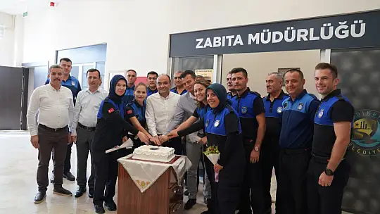 Başkan Akdenizli, Zabıta Haftasını Kutladı