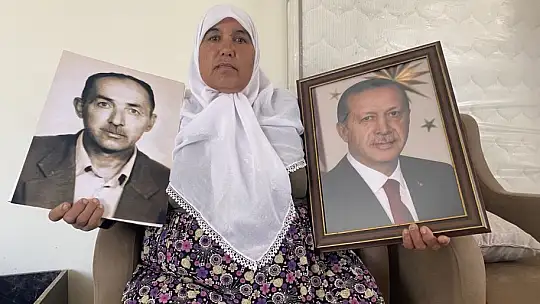 Baba hasretini Cumhurbaşkanı Erdoğan ile gideriyor