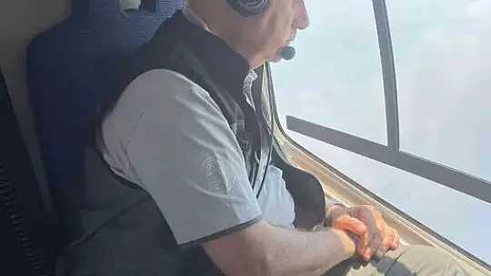 Bakan Kirişci, yangın söndürme çalışmalarını yerinde takip ediyor