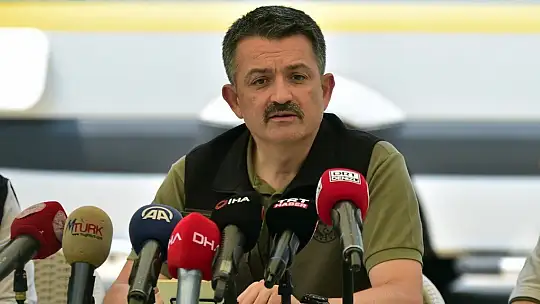 Bakan Pakdemirli orman yangınlarında son durumu açıkladı