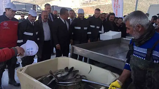 Balıkçılar ağı tarladan çekti