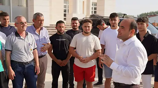 Başkan Akdenizli: 'Sporcularımızı Dualı Çayıra, Dualarla Uğurladık'