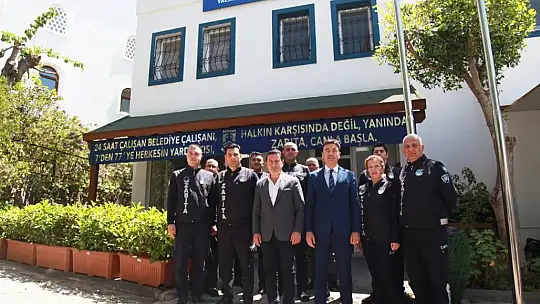 Başkan Aras,  belediye personeli ile bayramlaştı