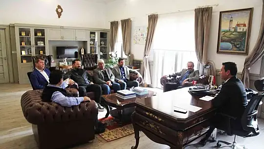 Başkan Aras'a destek ziyareti