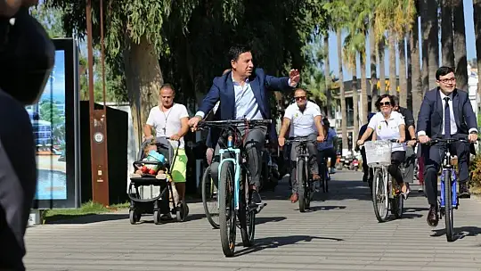 Başkan Aras Avrupa Hareketlilik Haftasında pedal çevirdi