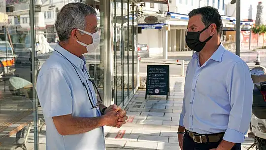 Başkan Aras Görev Başındaki Personelin ve Esnafın Bayramını Kutladı