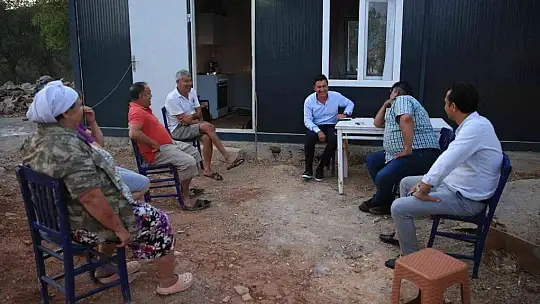 Başkan Aras, Yumurtaş ve Çukurgöl'de halkı dinledi
