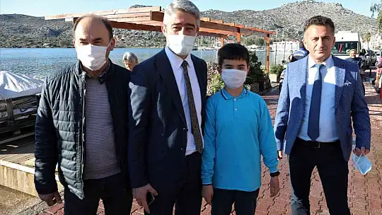 Başkan Oktay 2021'in son ziyaretini Bozburun'a gerçekleştirdi