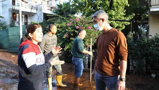 Başkan Oktay, selzedelerle bir araya geldi