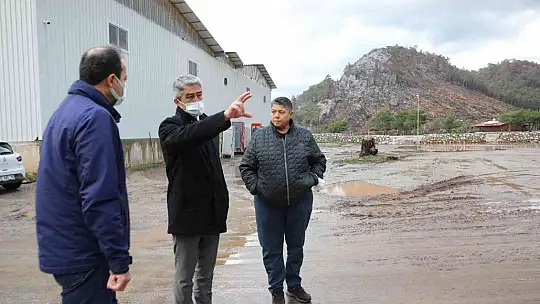 Başkan Oktay yağıştan zarar gören bölgelerde incelemelere devam ediyor