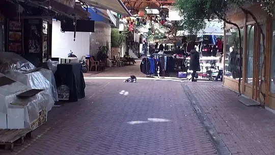 Yılbaşı sonrası sokaklar bomboş