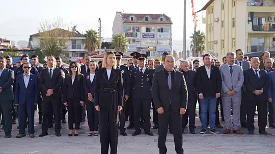 Seydikemer'de Büyük Önder Atatürk Saygı ve Özlemle Anıldı