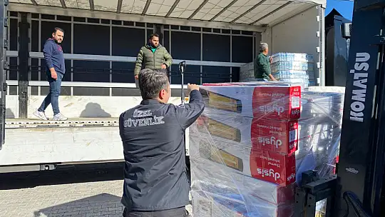 YARDIM TIRLARI DUALAR İLE FETHİYE'DEN YOLA ÇIKTI