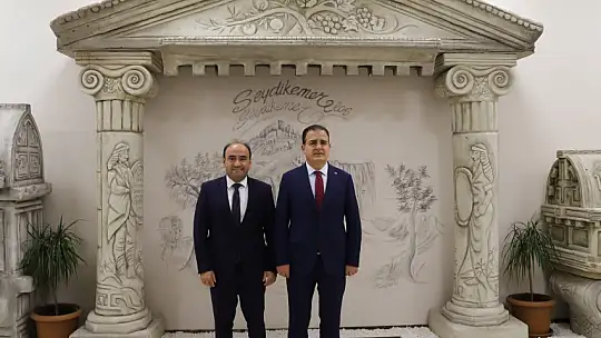 Vali Akbıyık'tan Seydikemer  Belediyesine Ziyaret