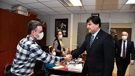 Karaca, Belediye Personelinin Yeni Yılını Kutladı