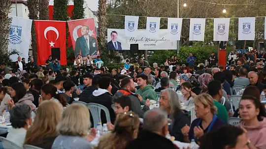 Belediyenin iftar programları devam ediyor