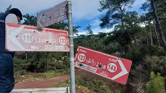 Bisiklet rotası bakımdan geçiyor