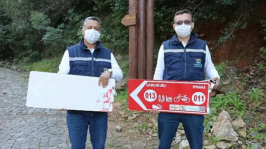 Bisiklet rotası bakımdan geçiyor