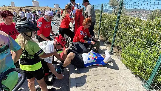 Bisiklet yarışı öncesi halk sürüşü yapıldı