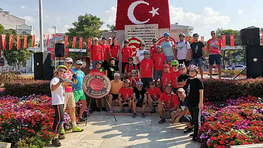 BİSİKLETÇİLERDEN 30 AĞUSTOS'UN 100. YIL ZAFER TURU