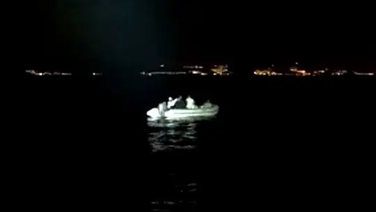 Bodrum açıklarında 7 düzensiz göçmen kurtarıldı