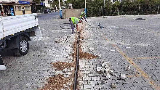 Bodrum Belediyesi elektrik ekipleri kesintisiz çalışıyor