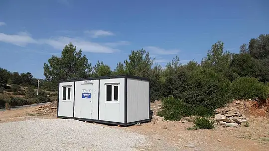 Bodrum Belediyesi mahallelere afet müdahale kabinleri yerleştiriyor