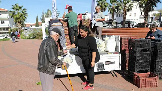 Bodrum Belediyesi üreticiye destek olmaya devam ediyor