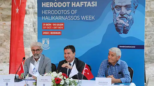 BODRUM'DA 'HEMŞEHRİMİZ HERODOT HAFTASI' BAŞLIYOR