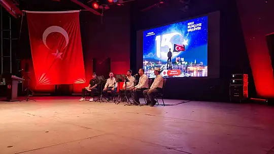 Bodrum'da 15 Temmuz Programı  Bodrum Kalesi'nde yapıldı