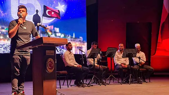 Bodrum'da 15 Temmuz Programı  Bodrum Kalesi'nde yapıldı