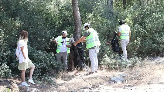 Bodrum'da 50 kilometrelik yol temizliği