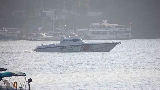 Bodrum'da alargadaki tekne battı