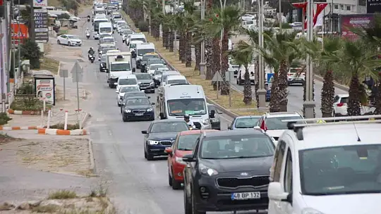 BODRUM'DA BAYRAM TRAFİĞİ BAŞLADI