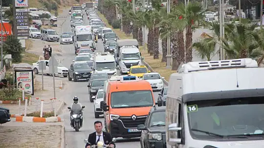 BODRUM'DA BAYRAM TRAFİĞİ BAŞLADI