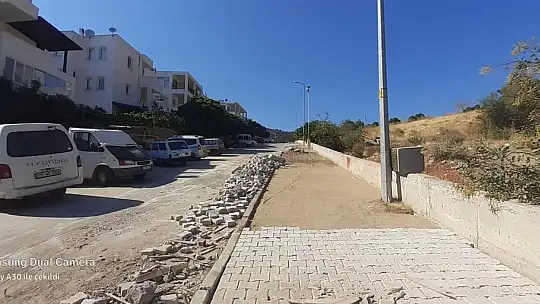 Bodrum'da bir ayda 10 bin tondan fazla asfalt serimi yapıldı